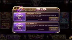 Khuyến mãi Gemwin, quà khủng mỗi tuần