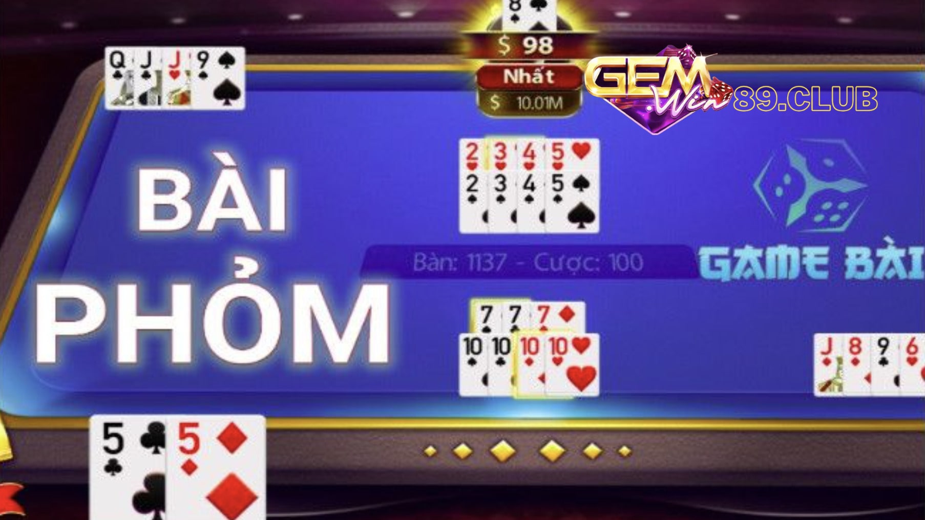 Lý do nên chơi game bài phỏm online trên cổng game Gemwin Lý do nên chơi game bài phỏm online trên cổng game Gemwin