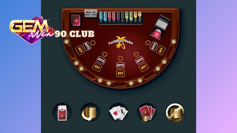 Những lưu ý khi chơi Caribbean stud poker tại cổng game bài GEM WIN