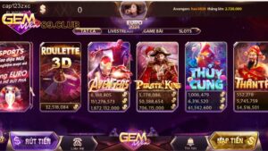 Game bài Gemwin : Kiếm tiền thật không giới hạn